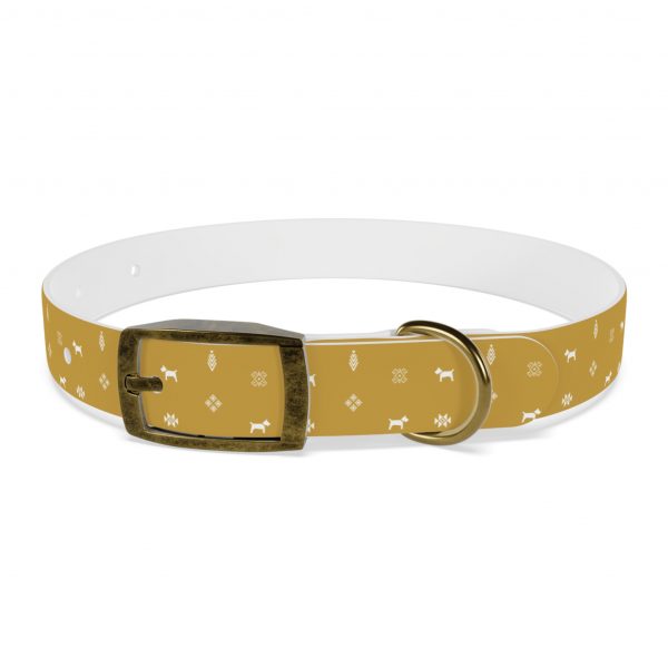 Dog Collar - Gabbeh pattern- Mustard - Image 5