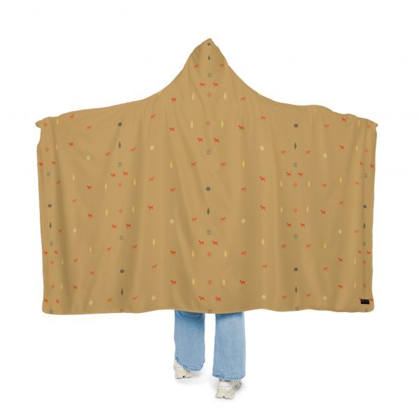 Hooded Sherpa Fleece Blanket