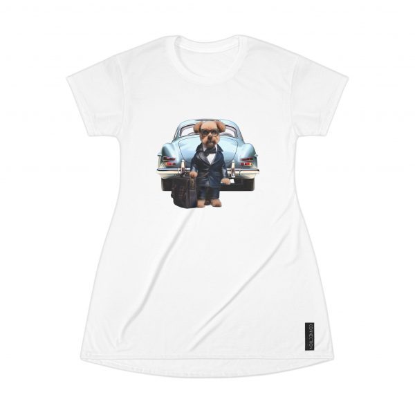 Women's T-Shirt Dress - White