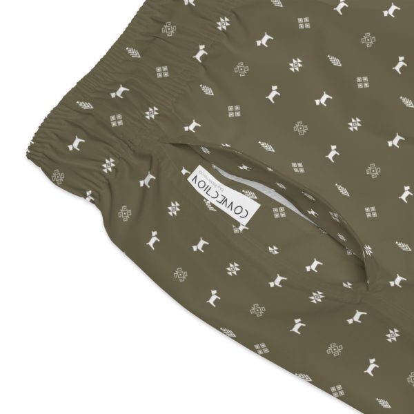 Swim Trunks - Olive Green - Image 25