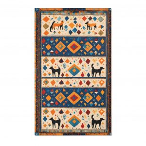 Area Rugs - Gabbeh Pattern