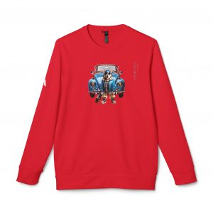 adidas® Unisex Fleece Crewneck Sweatshirt - Red, 2XL