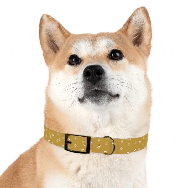 Dog Collar - Gabbeh pattern- Mustard - Image 10