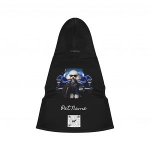 Pet Hoodie with QR Code - Poodle