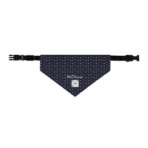 Pet Bandana Collar- Gabbeh pattern - Navy