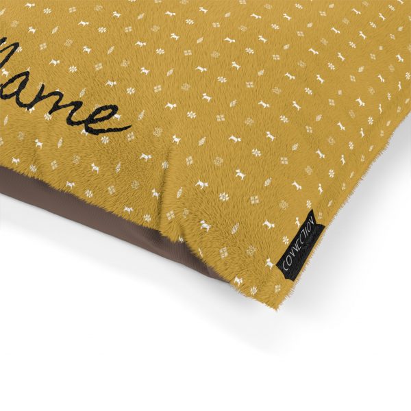 Pet Bed- Gabbeh pattern- Mustard - Image 7