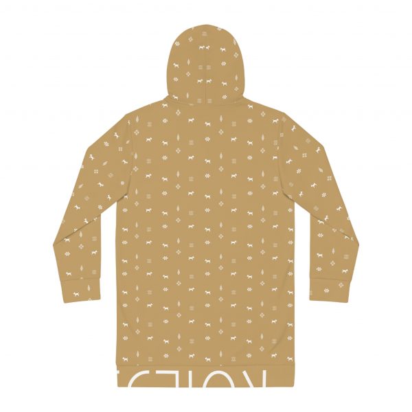 Women's Hoodie Dress - Mustard - Image 22