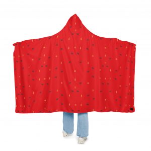 Hooded Sherpa Fleece Blanket