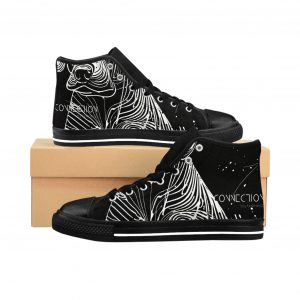 Men's Classic Sneakers - Graffiti-Print