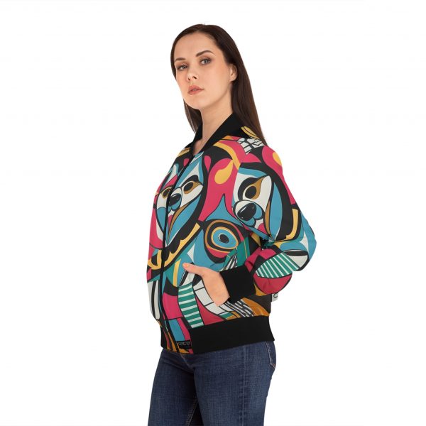 Women's Bomber Jacket - Pop Art - Image 6