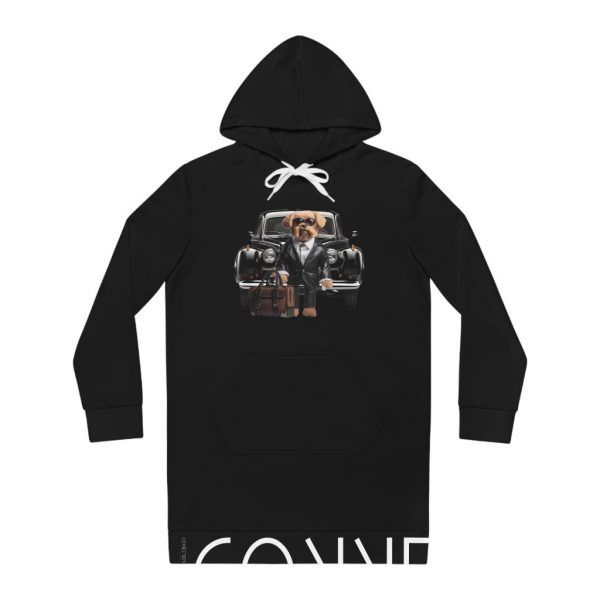 Women's Hoodie Dress - Black
