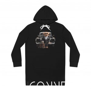 Women's Hoodie Dress - Black