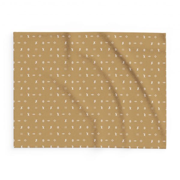Arctic Fleece Blanket- Mustard - Image 3