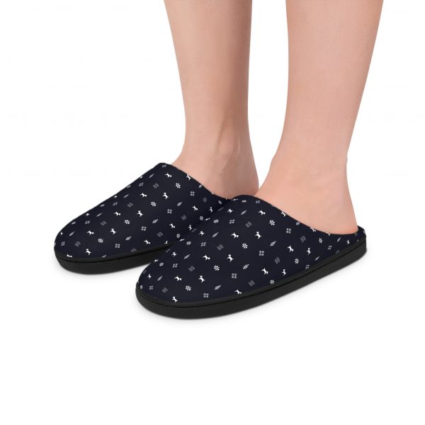 Men's Indoor Slippers - Navy - Image 6
