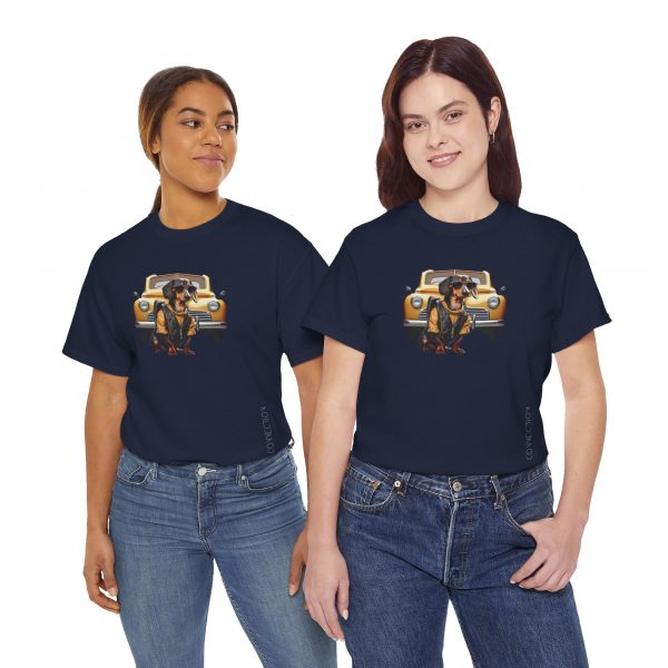 Unisex Cotton Tee - Doxie - Image 6