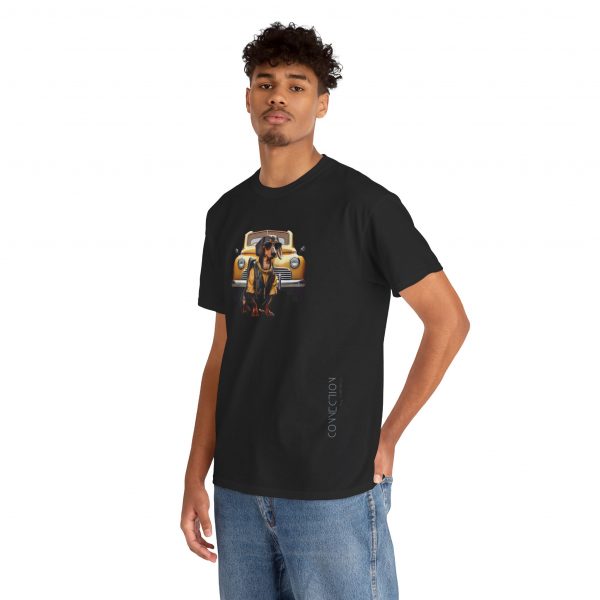 Unisex Cotton Tee - Doxie - Image 4