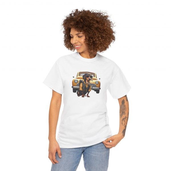 Unisex Cotton Tee - Doxie - Image 2