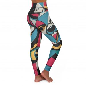 Women's Casual Spandex Leggings - Pop Art