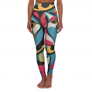Women's Casual Spandex Leggings - Pop Art