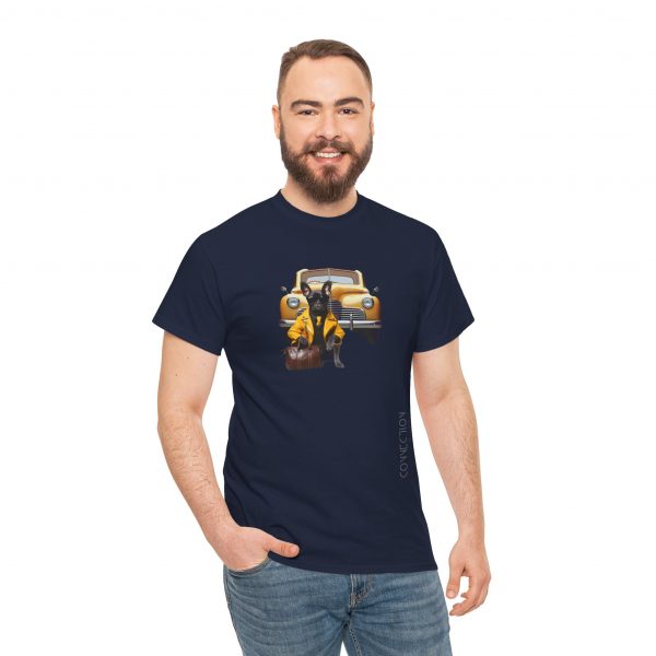 Unisex Heavy Cotton Tee - Frenchie - Image 4